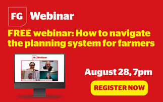 Register now for our FREE webinar: How to navigate the planning system for farmers