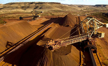 Operação de minério de ferro na Austrália