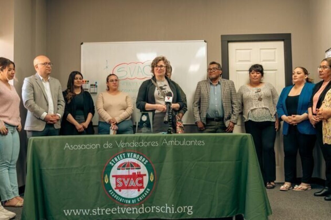 Chicago, the Street Vendors Association against ICE violence