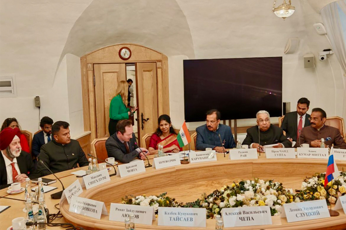 All-party delegation led by MP Kanimozhi received by Russia's Federal Assembly