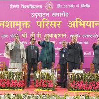 VP Radhakrishnan inaugurates drug-free campus campaign at DU