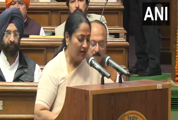 Delhi CM Rekha Gupta takes oath as the Member of Legislative Assembly