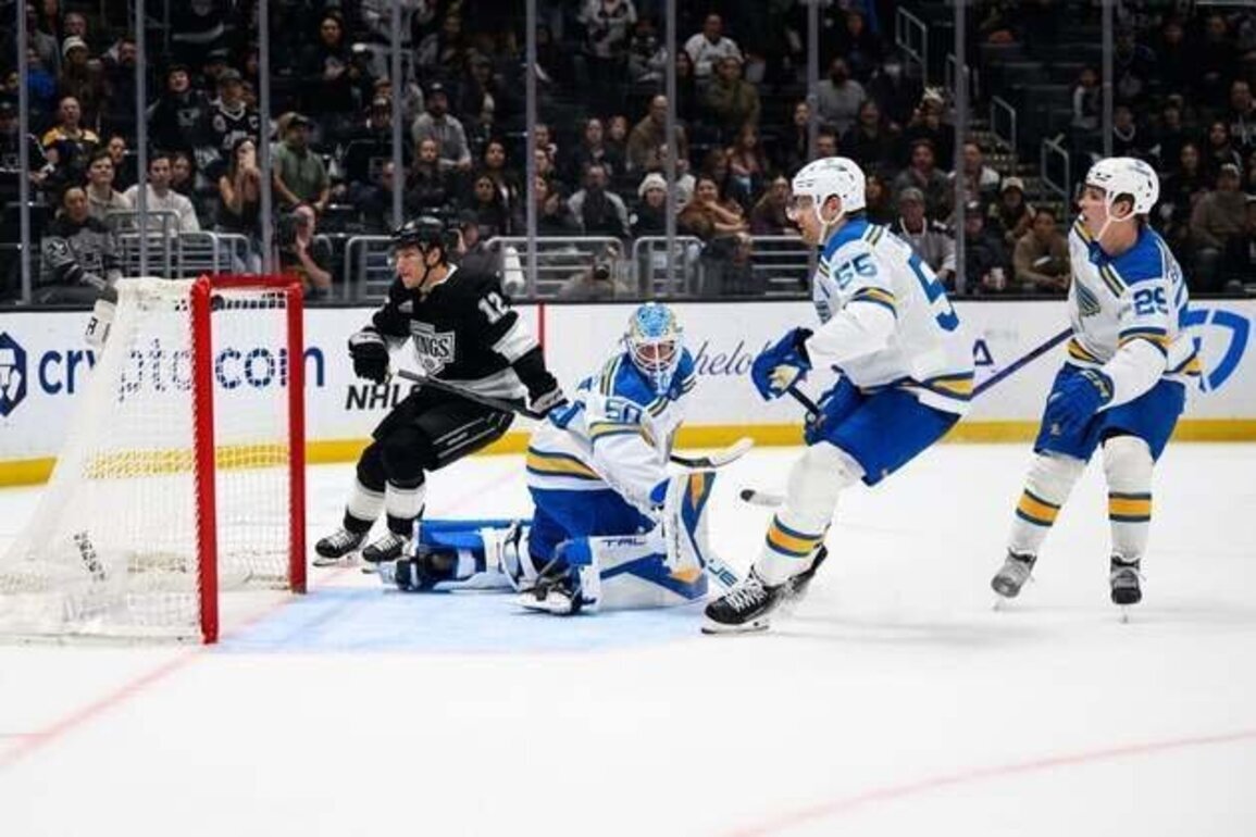 Kings top Blues in OT, take West's 2nd wild-card spot