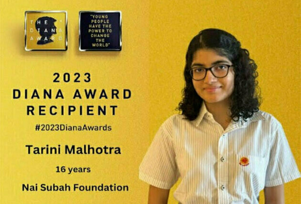 16-year-old Founder of Nai Subah Foundation Tarini Malhotra Bags Prestigious Diana Award