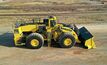 A Komatsu WE1850 wheel loader.