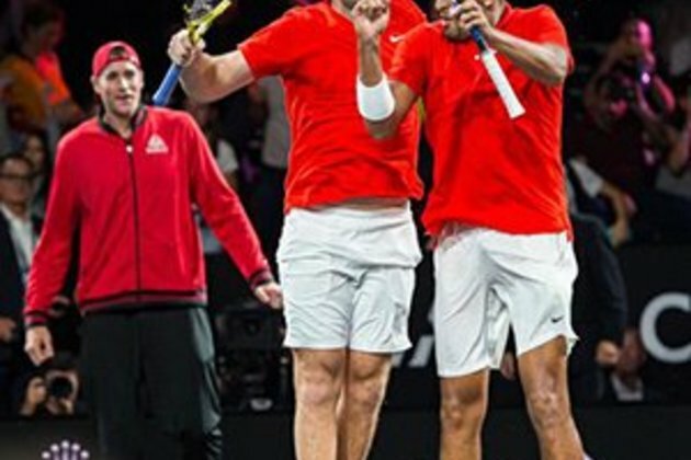 Sock, Kyrgios keep World team in touch at Laver Cup