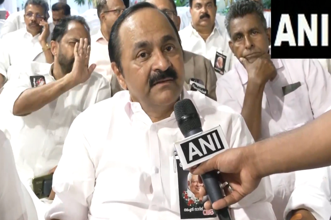 "A shock to all of us": Kerala LoP VD Satheesan as mortal remains of PP Thankachan brought to Kochi