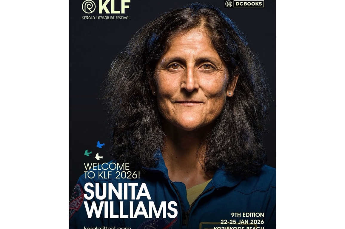 NASA astronaut Sunita Williams to attend Kerala Literature Festival 2026