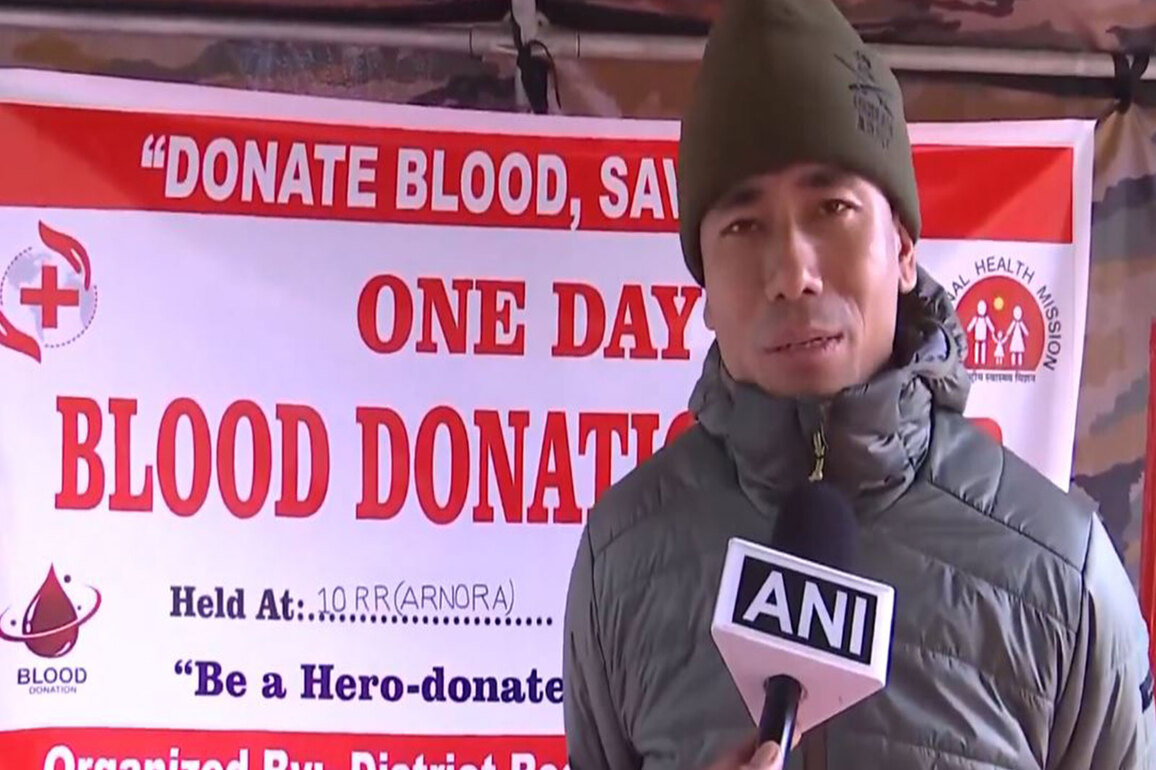 J-K: Army organises blood donation camp on New Year's eve in Doda