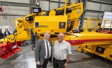 John Russell (left) and Tim Hamblin. Credit: Russell Mineral Equipment