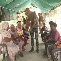 Indian Army conducts relief operation in flood-affected Fazilika, helping villagers