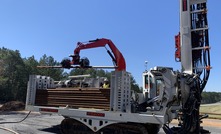  Borterra’s RodBot drill casing manipulator can be retrofitted onto most rig configurations 