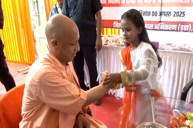 UP CM Adityanath visits Kakori Shaheed Memorial for the closing ceremony of 100th anniversary of Kakori Kand