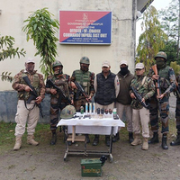 Security forces conduct operations in Manipur, recover arms and ammunition