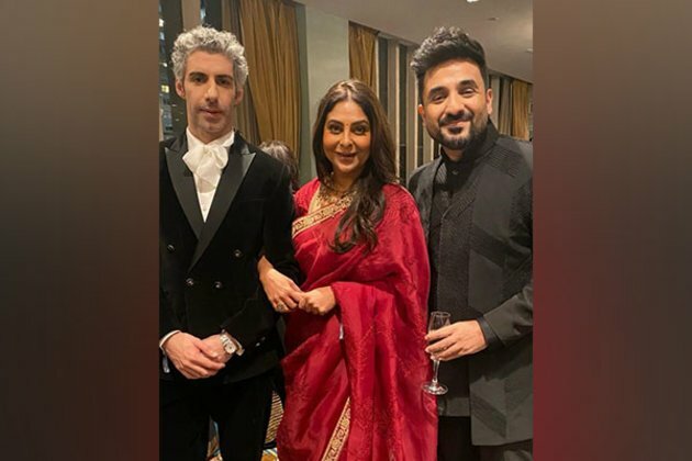 "Team India": Shefali Shah poses with Jim Sarbh, Vir Das at International Emmy Awards