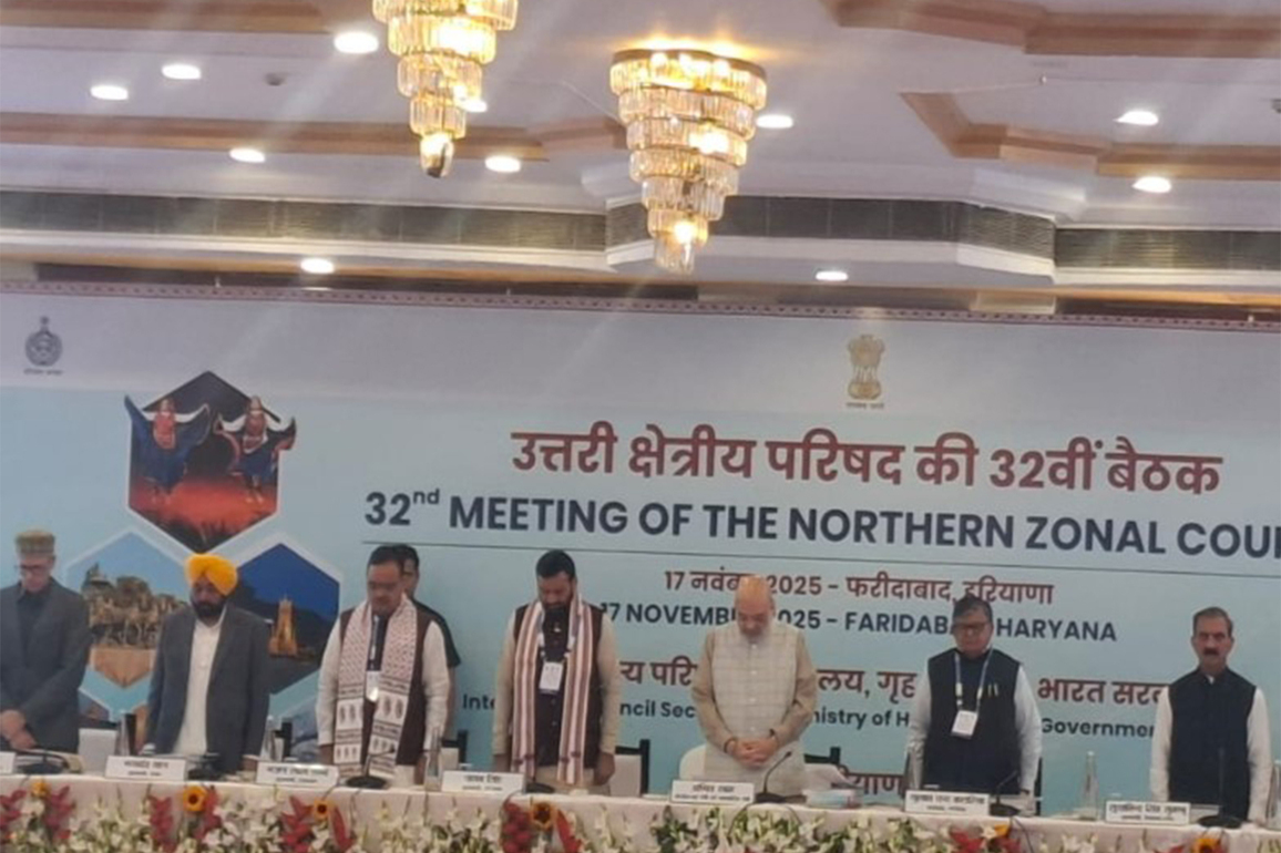 Amit Shah chairs 32nd Northern Zonal Council meet; session begins with tribute to Delhi blast victims