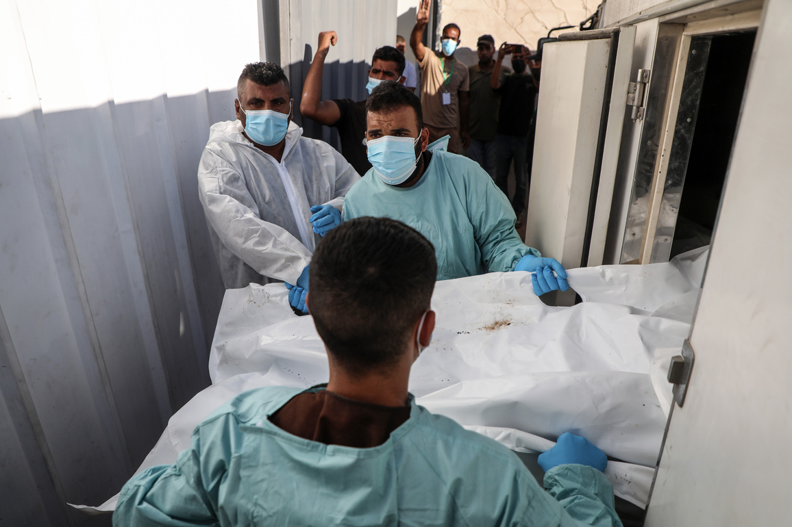 MIDEAST-GAZA-PALESTINIAN-BODIES