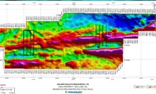  Preliminary Kwai airborne mag data showing 2019 induced polarization grids