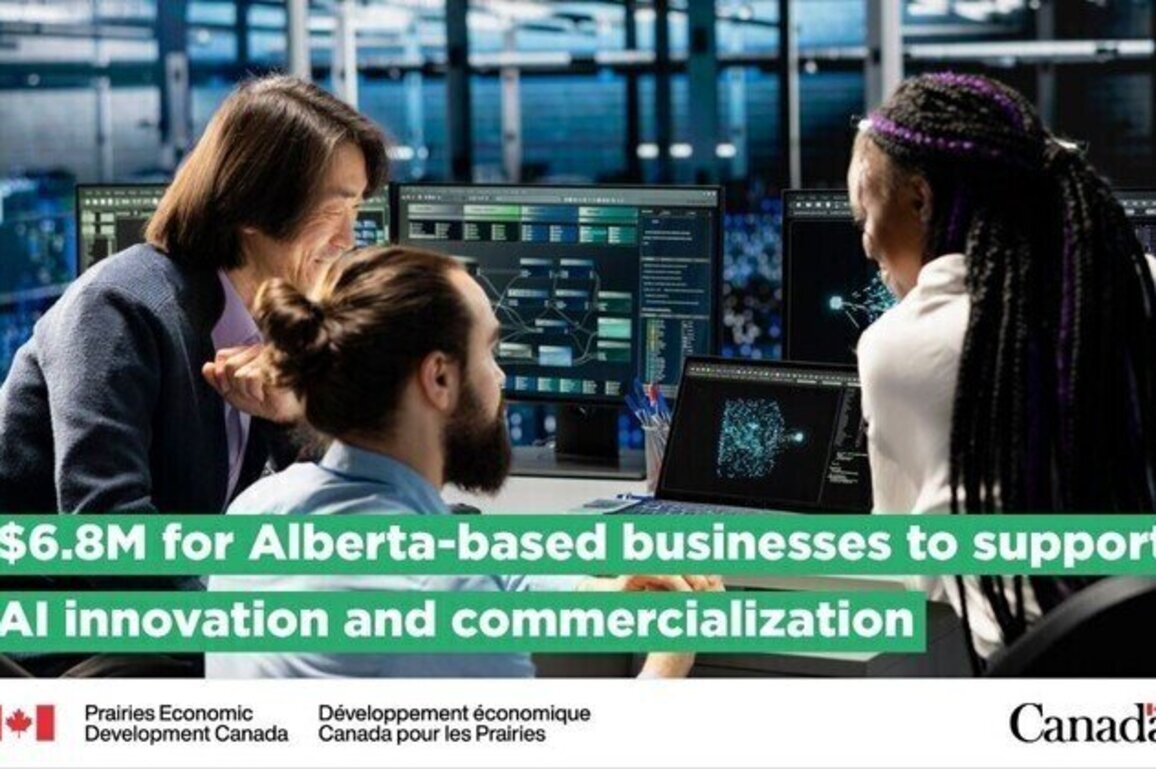Government of Canada announces support for artificial intelligence innovation and commercialization in Alberta