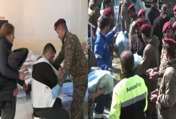 Indian Army providing medical aid, relief material to people in Para Field hospital in Turkey's Iskenderun