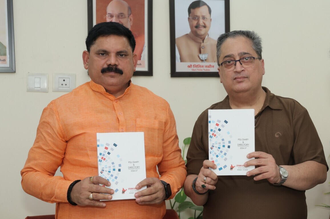 MoS Coal and Mines Satish Chandra Dubey Releases INDIANPSU Diary and Directory - 2026