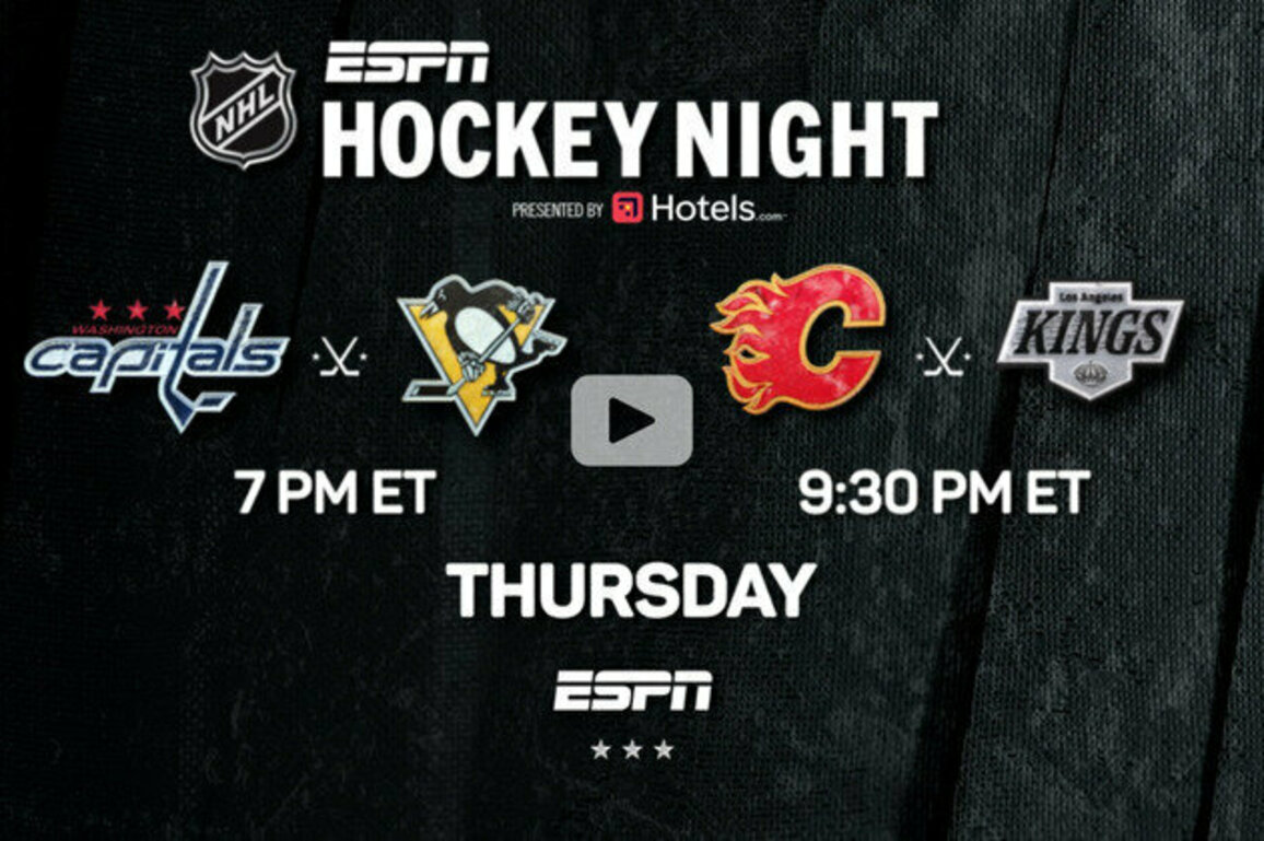 2024-2025 NHL Regular Season Concludes This Week with Four Exclusive Games on ESPN