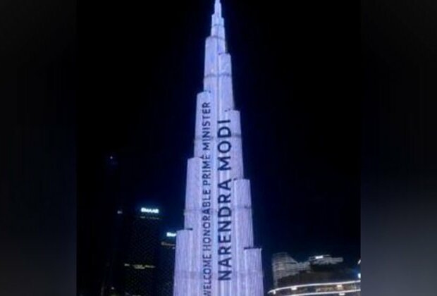 UAE: Dubai's Burj Khalifa lit up in colours of Indian flag, welcomes PM Modi with dazzling light show