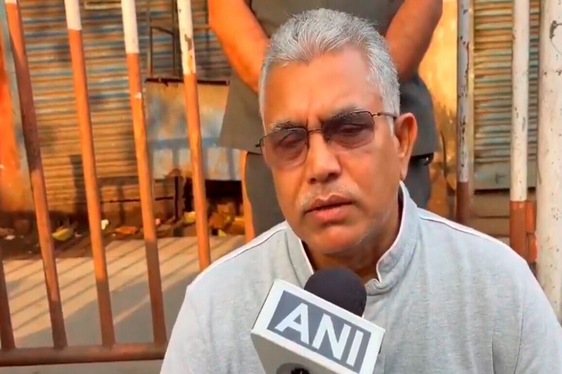 West Bengal: BJP candidate Dilip Ghosh blames CM Mamata for clash in Murshidabad