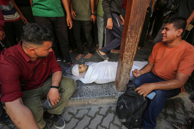 MIDEAST-GAZA CITY-FUNERAL