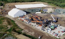  Rio’s bulk sampling plant, pictured under construction in October 2019, at Star Diamond’s Project FalCon in Saskatchewan