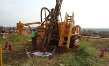 Drilling at Giro in the DRC