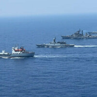 Russian, Indian navies test firepower 