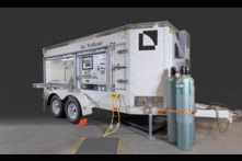 Veracio’s TruScan mobile scanning unit, which analyses drill core to detect and measure copper and molybdenum grades, has been successfully used by Idaho Copper at its CuMo deposit in Idaho. Credit: Veracio