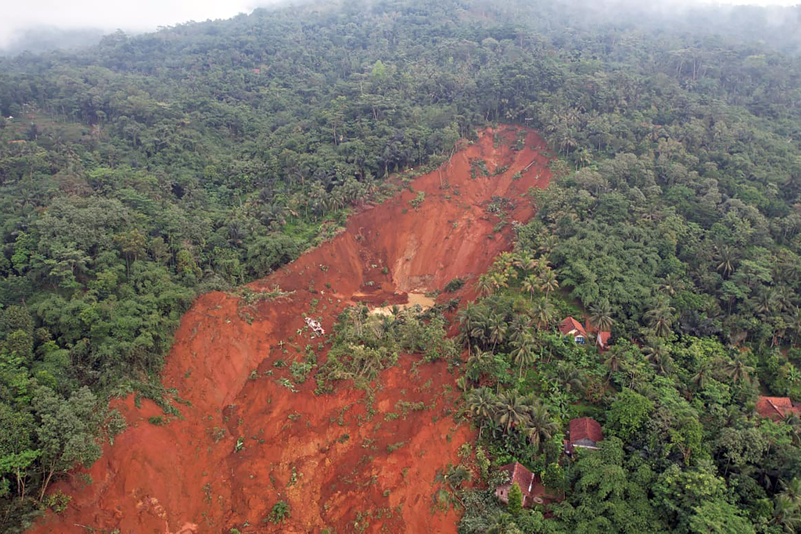INDONESIA-CILACAP-LANDSLIDE-AFTERMATH