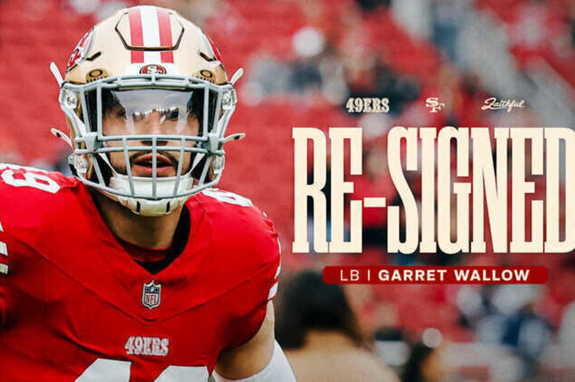 49ers Re-Sign Linebacker Garret Wallow to a One-Year Deal