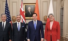 Japan’s foreign minister Takeshi Iwaya (left), India’s minister of external affairs Subrahmanyam Jaishankar, US secretary of state Marco Rubio, and Australia’s foreign minister Penny Wong.