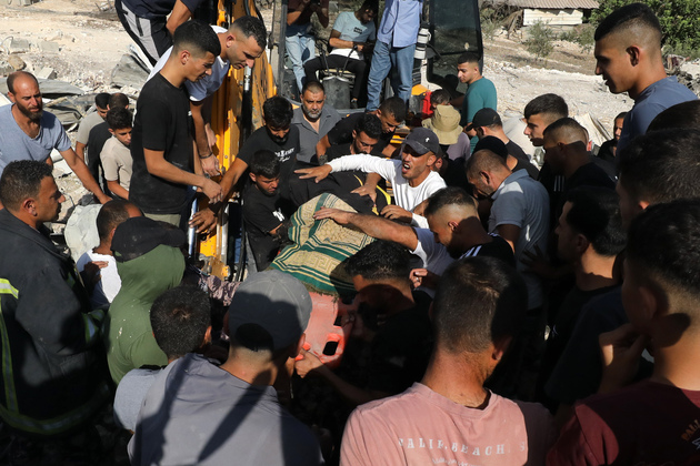 MIDEAST-WEST BANK-QABATIYA-KILLED PALESTINIAN