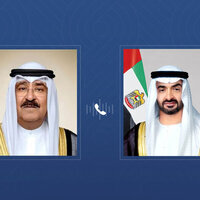 UAE President and Emir of Kuwait exchange Eid Al Adha greetings during phone call
