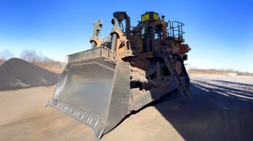 A bulldozer at Glencore's McArthur River mine