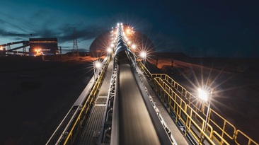 A concentrator at Oyu Tolgoi in Mongolia