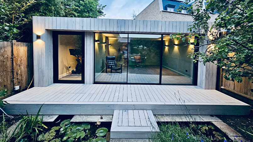 Saniflo's Saniplus UP facilitates garden retreat by Shack Cabins