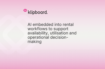 Klipboard's OnRent Go delivers AI built for equipment rental businesses