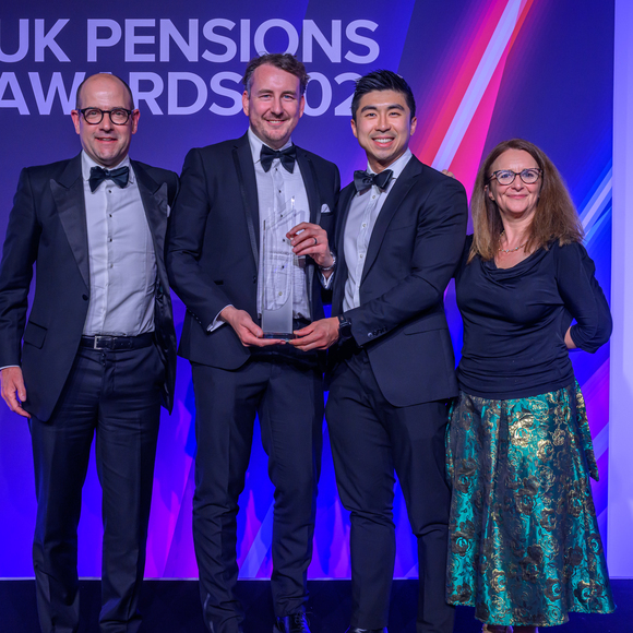 NTAM collects the accolade at the UK Pensions Awards event on 11 June