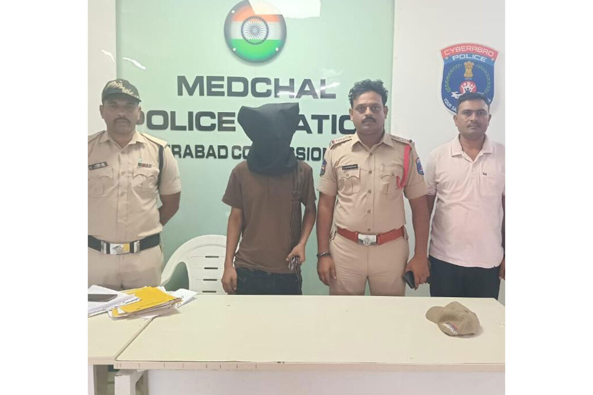Medchal hotel worker arrested for alleged links to Pakistan-backed group; fake pistols seized