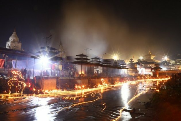 Nepal: People celebrate Bala Chaturdashi festival at Pashupatinath Temple in Kathmandu