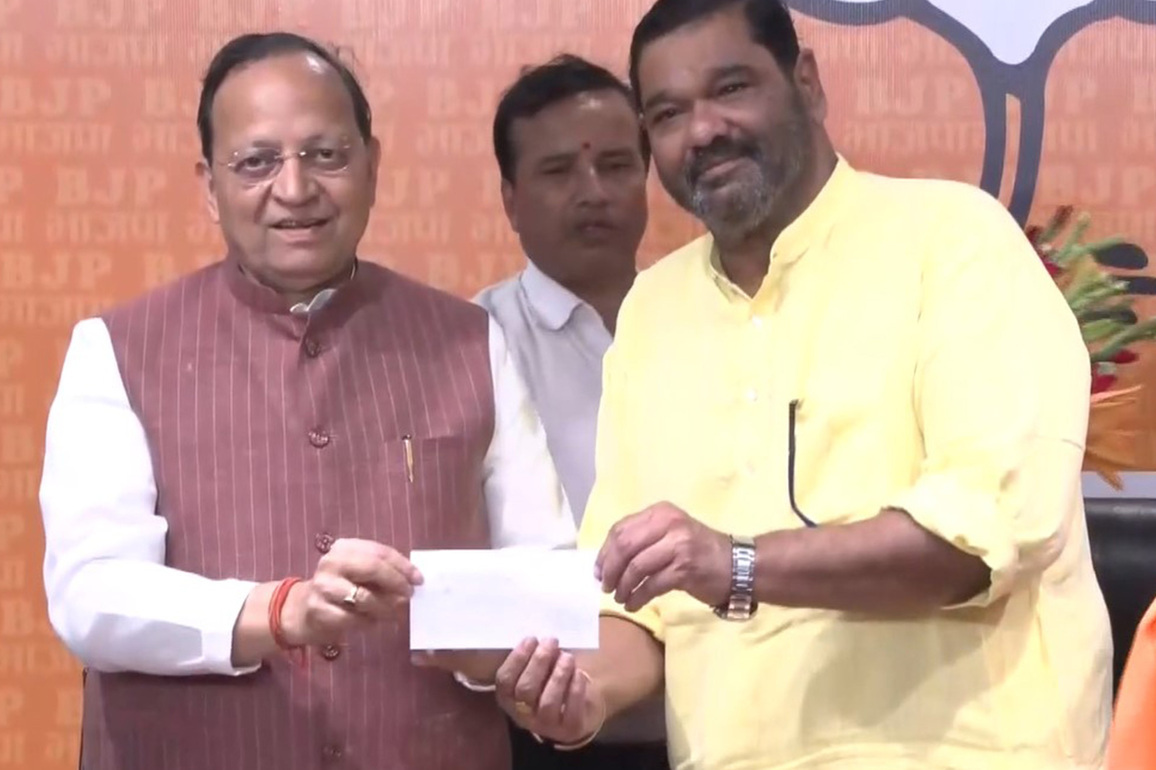 MP Debashish Samantaray joins BJP after resigning from BJD
