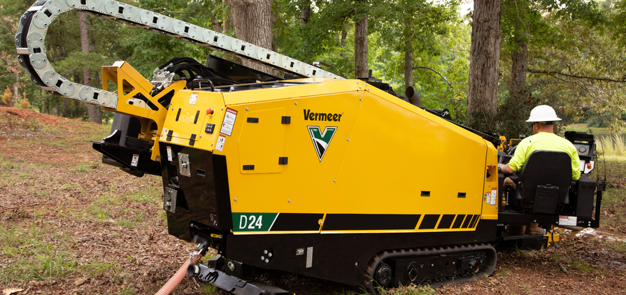 Modern HDD rigs, like the Vermeer D24, integrate advanced systems such as automated rod exchange to deliver consistent performance