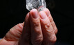 Lucara Diamond's unbroken 378-carat white gem diamond discovered from its Karowe mine in Botswana