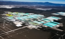 Evaporation ponds at SQM’s lithium mining site in the Salar de Atacama, in Chile. (Image by SQM.)