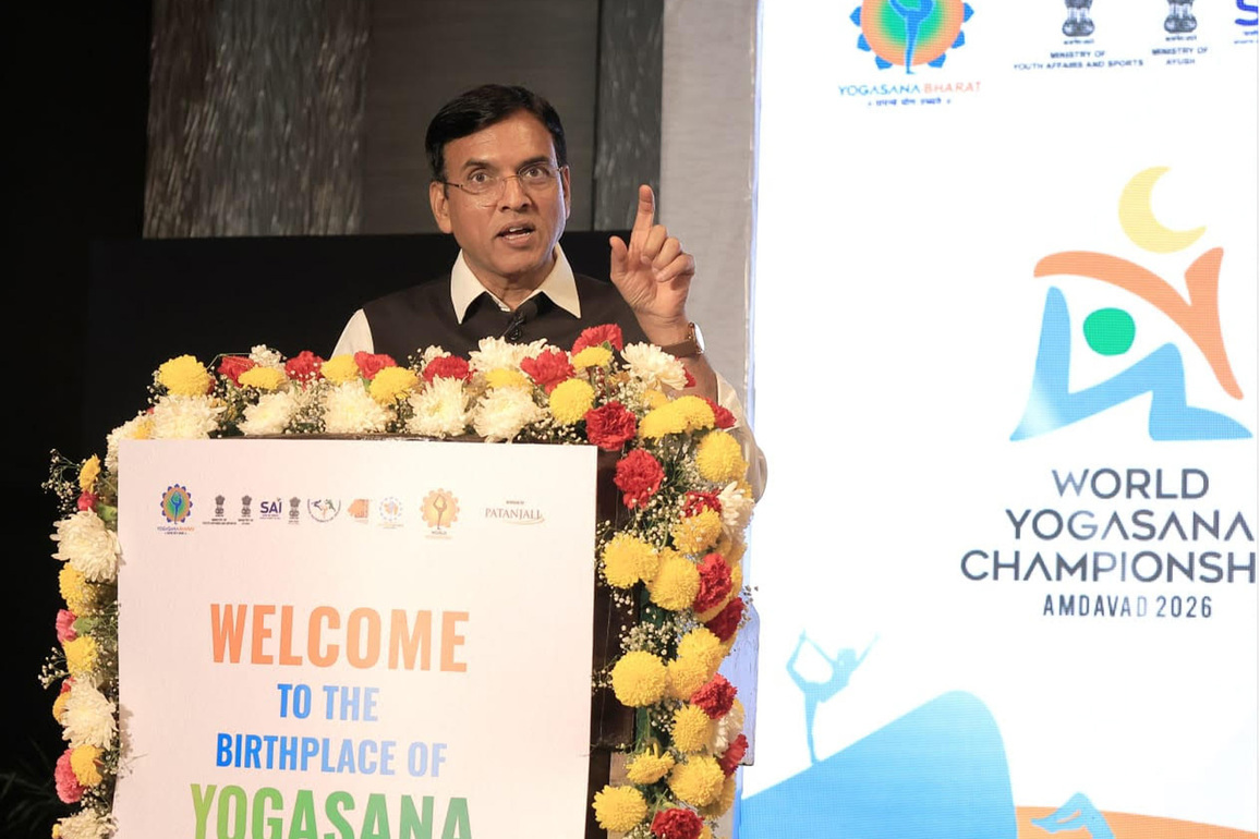 "Will make every effort to establish yogasana as Olympic sport": Union Sports Minister Mandaviya